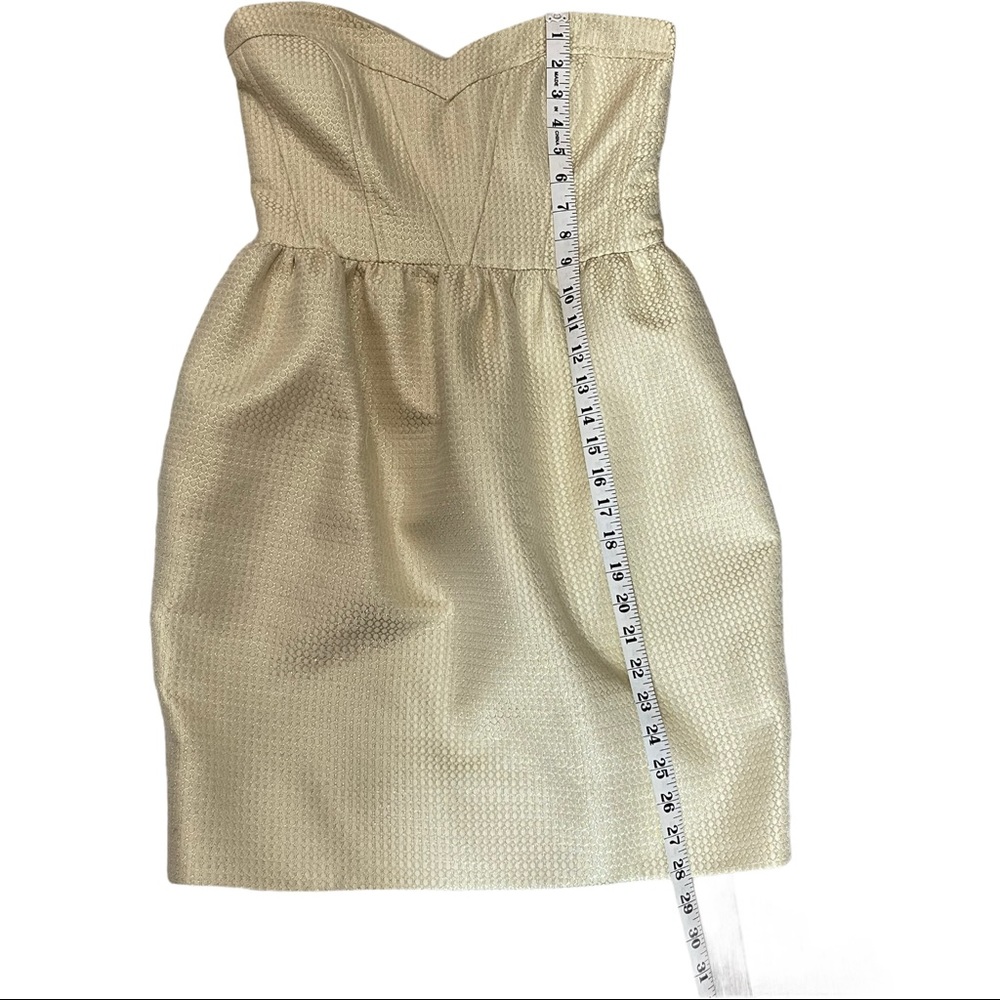 Shoshanna Brocade Structured Bodice Cocktail Dress - Picture 9 of 10